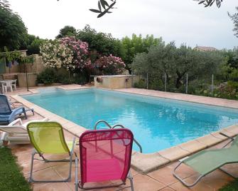 Mas provençal in wine-growing estate with swimming pool (11mx5m) - Saint-Alexandre - Piscina