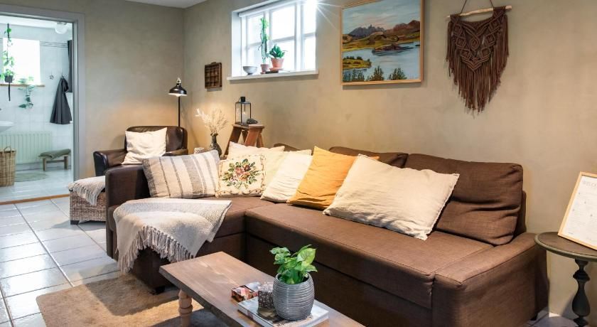 Living room view of Old Charm Apartment - Keflavík Downtown
