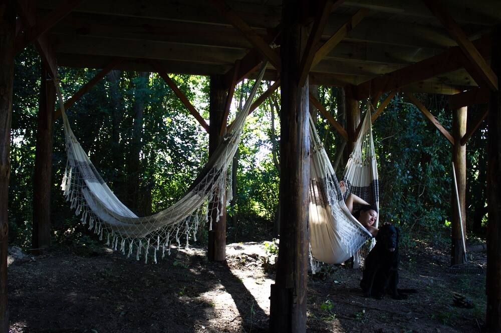 El Nido - Treehouse - The Nest - Sleep and enjoy life in a Treehouse - El General - Patio