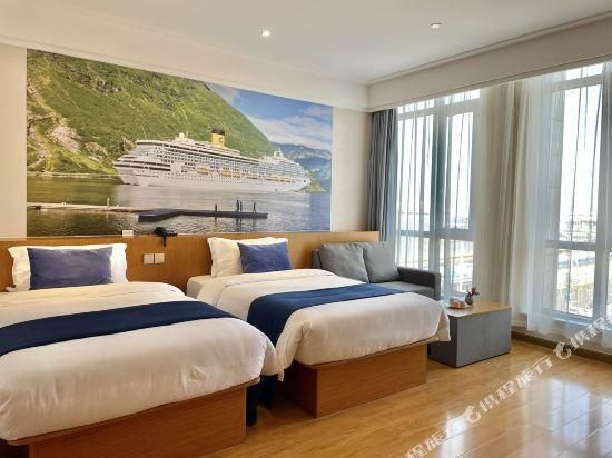Linjiang International Cruise Hotel Baoyang Road - شنغهاي - غرفة نوم