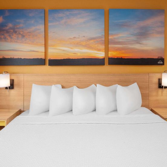 Bedroom view of Days Inn by Wyndham Rockford I-90 Casino District