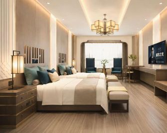 Jingmen Yun Sky Garden Hotel (Duodao District Oriental Plaza Branch) - Jingmen - Habitación
