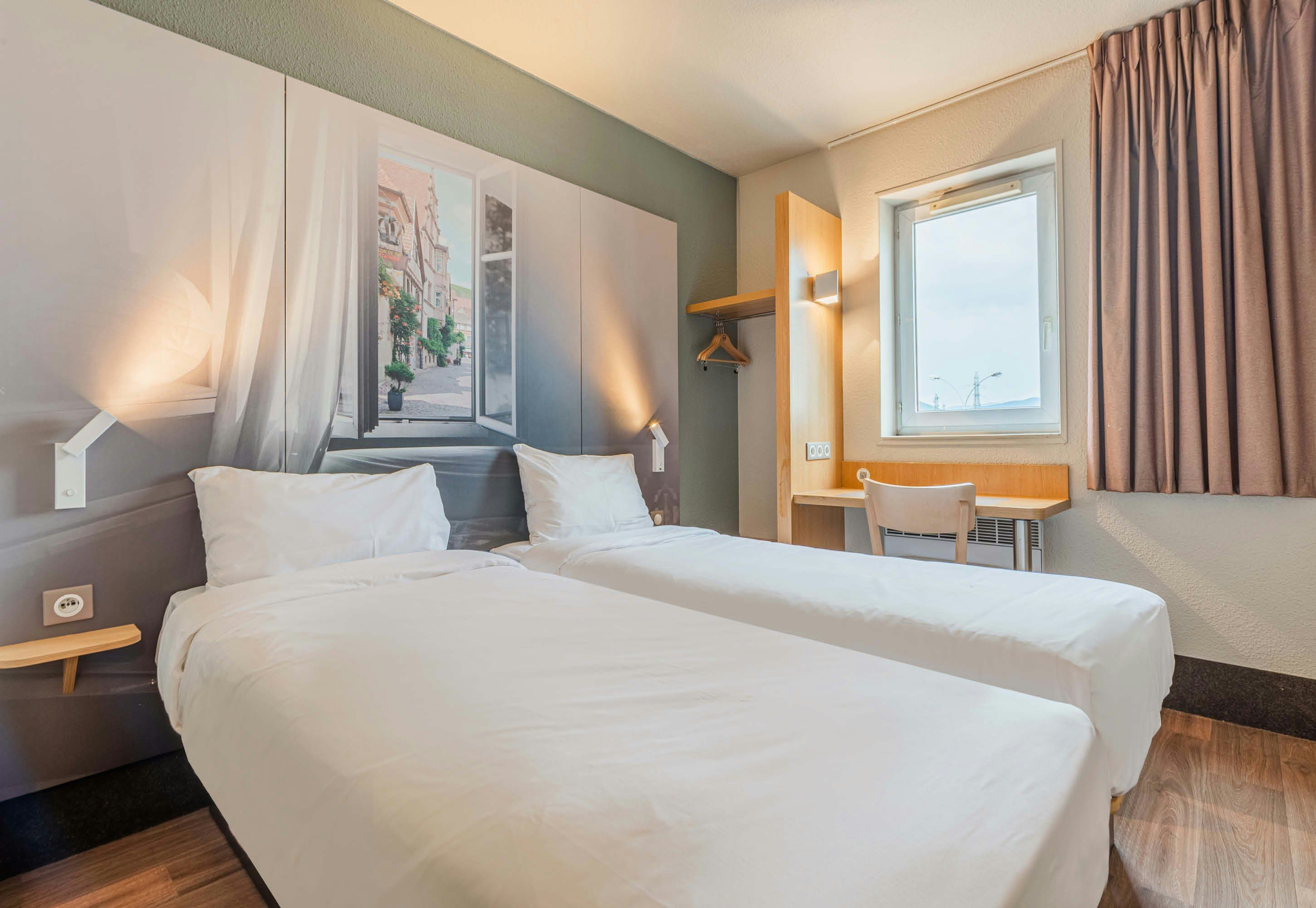 B&B HOTEL Colmar Vignobles Ouest - קולמר - חדר שינה