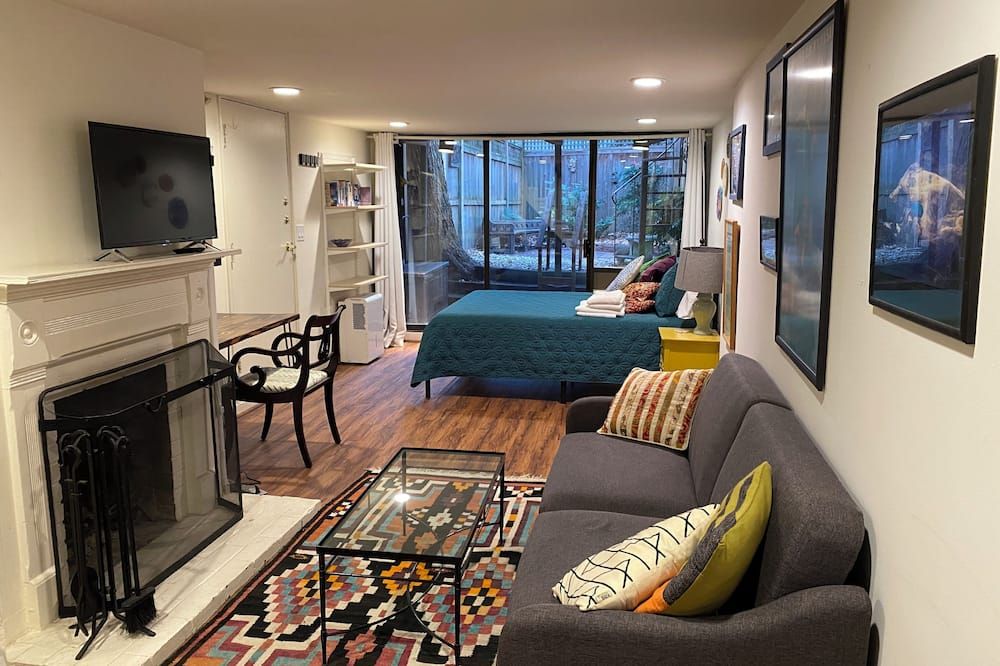 Quaint Georgetown Home, Walk Score 97, Wisconsin Shops & Dining, Back Yard - واشنطن د.ك. - غرفة معيشة