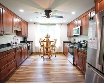 Cozy Retreat on Wildcat Mountain, River, 10 Acres, Train Service to Jim Thorpe - Tamaqua - Kitchen