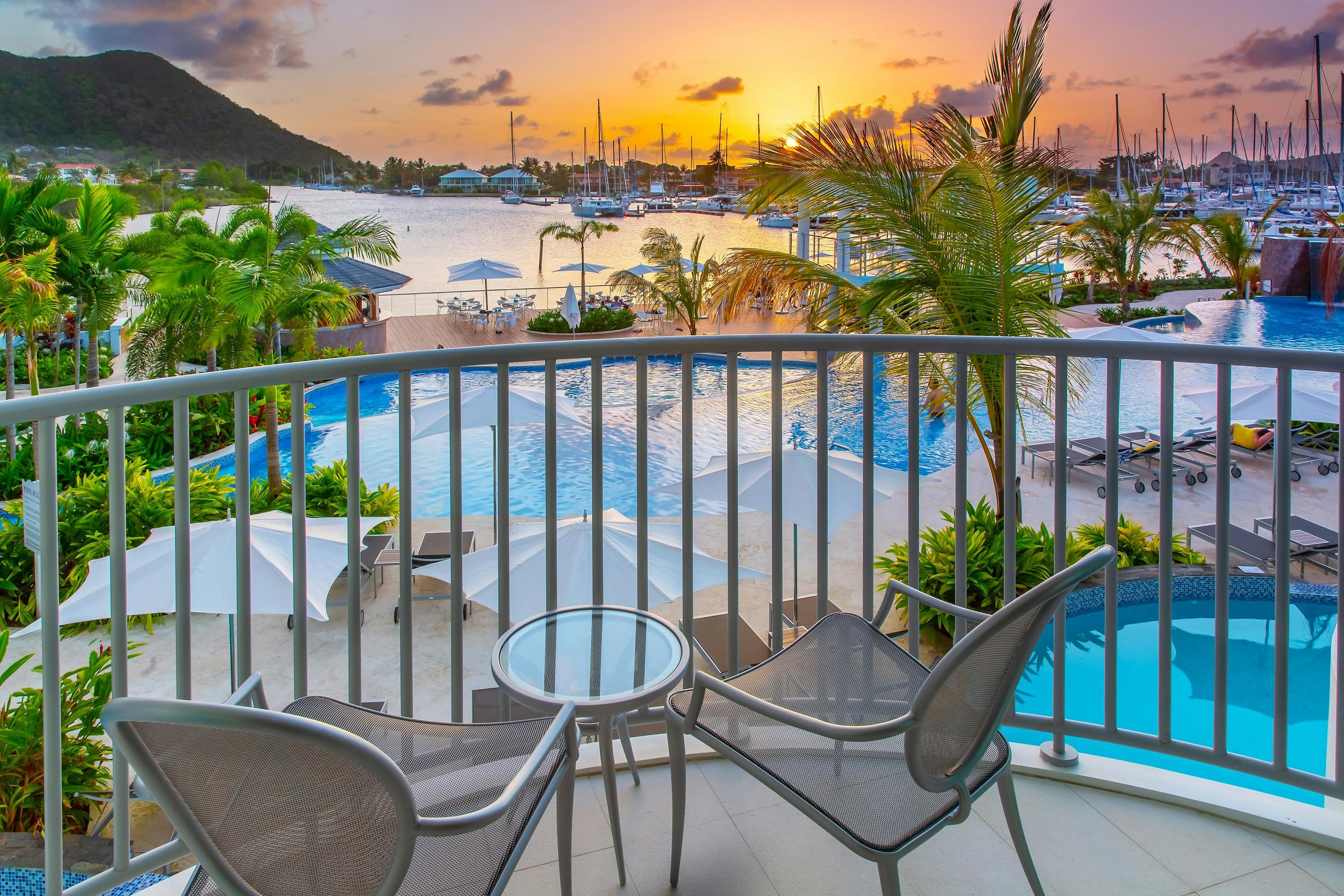 هاربور كلوب سانت لوسيا، كوريو كوليكشن باي هيلتون - غروس ايسليت - شرفة