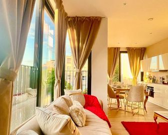 Oneluxstay Near Antwerp Central - Antuérpia - Sala de estar