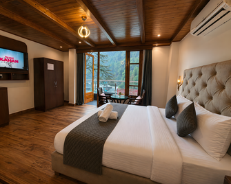 Hotel Asiia Holiday Kasol With Swimming Pool (Central Heated And Air Cooled ) - Kasol - Habitación