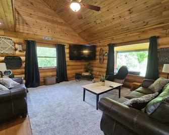 The Lodge At Coker Creek - Main Lodge - New Listing!\nmountain View Log Cabin - Tellico Plains - Living room