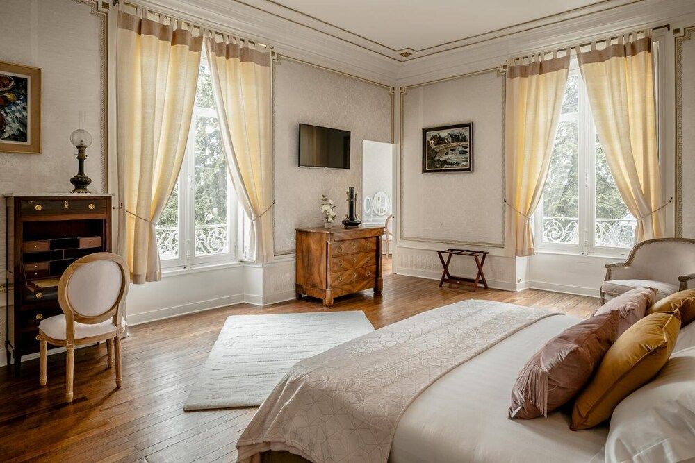 Château des Orchidées en Val de Loire - סאומו - חדר שינה