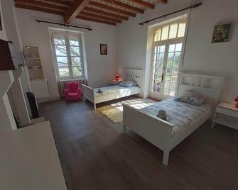 7 Bedroom hill top Manoir; pool, bar & pizza oven, sleeps 18, 2 hectare grounds - Aiguillon - Chambre