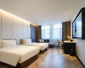 Atour X Hotel Tianxi International Beijing East Road Yinchuan - Yinchuan - Camera da letto