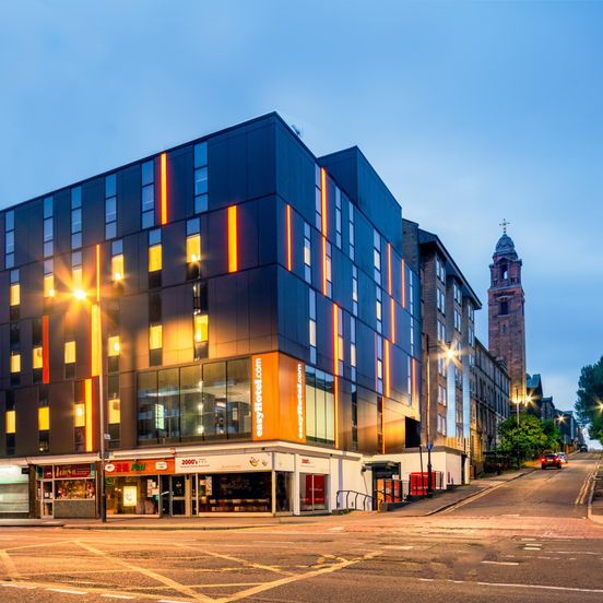 Building view of easyHotel Glasgow
