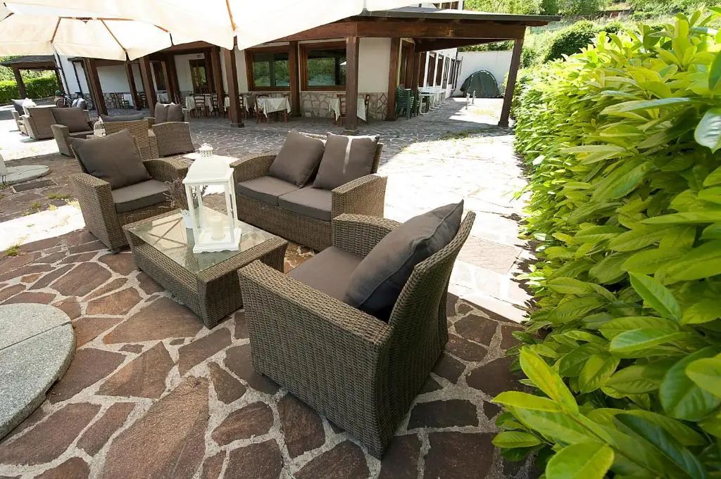 Hotel Acquevive - Scanno - Innenhof