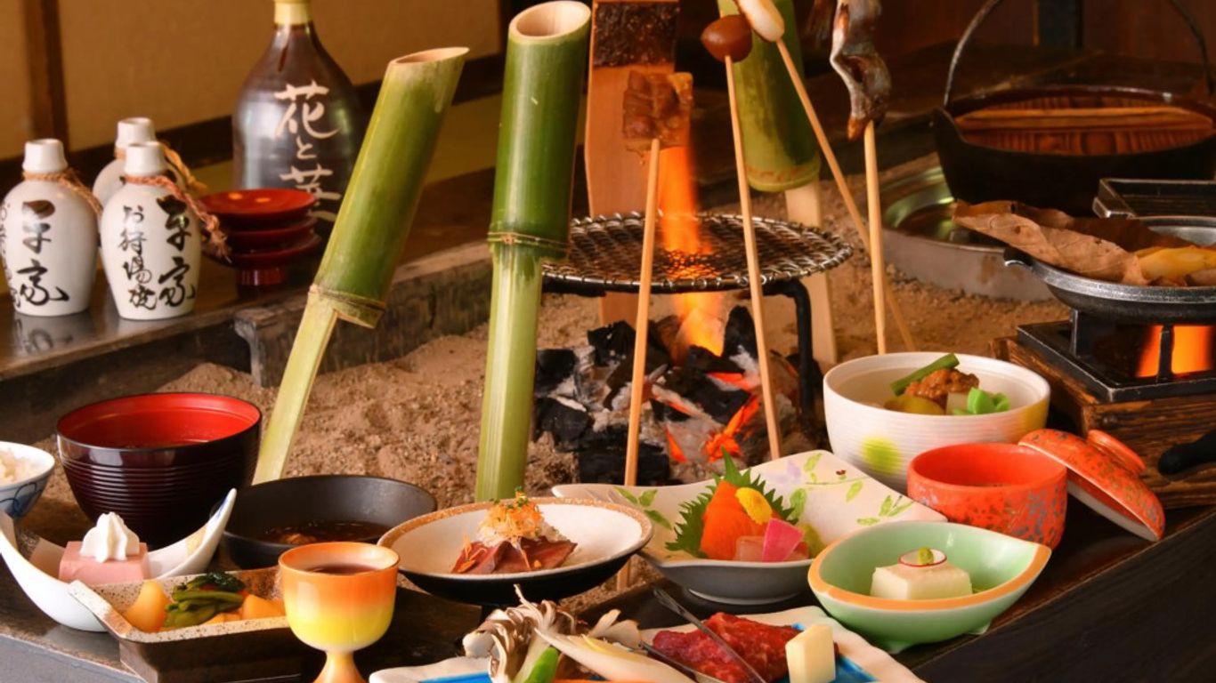 彩り湯かしき 花と華