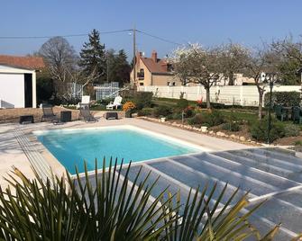 Gîte chalet-piscine 'Belle-Etoile' Touraine Anjou - Courcelles-de-touraine - Piscina