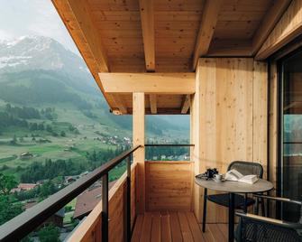 Kurve Apartments & Lounge - Adelboden - Balkon