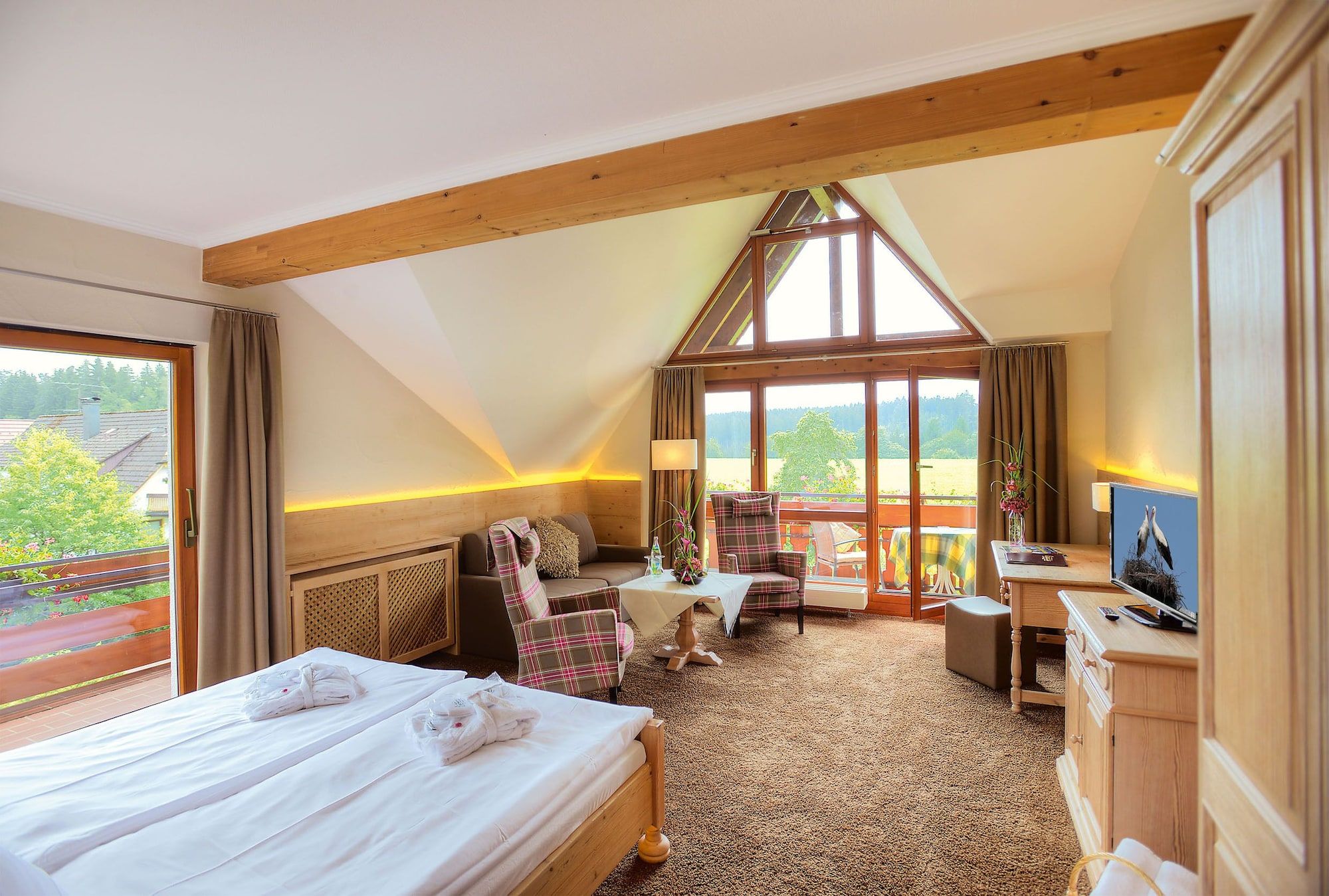 Hotel Grüner Wald - פרוידנשטאט - חדר שינה