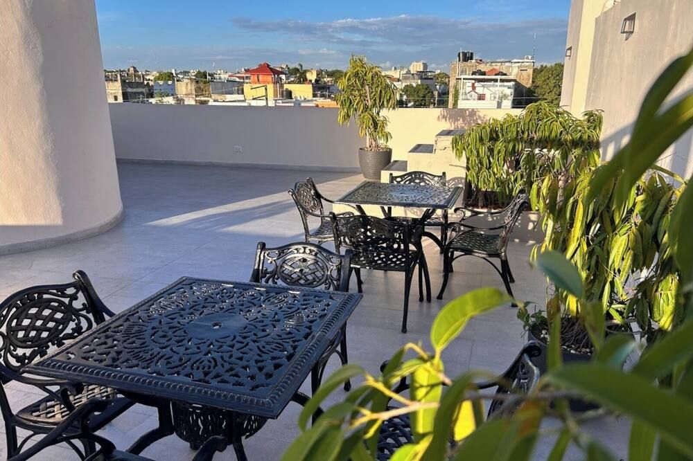 Quiet and fresh ground floor's 2 bedrooms flat - سانتو دومينغو - شرفة
