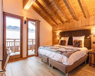 Alpine Chalet with Spa and pets - Champagny-en-Vanoise - Bedroom