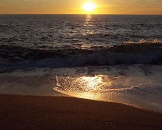 Facing the sea, 30 m from the beach, luxury villa, air-conditioned - Serra-di-Ferro - Beach