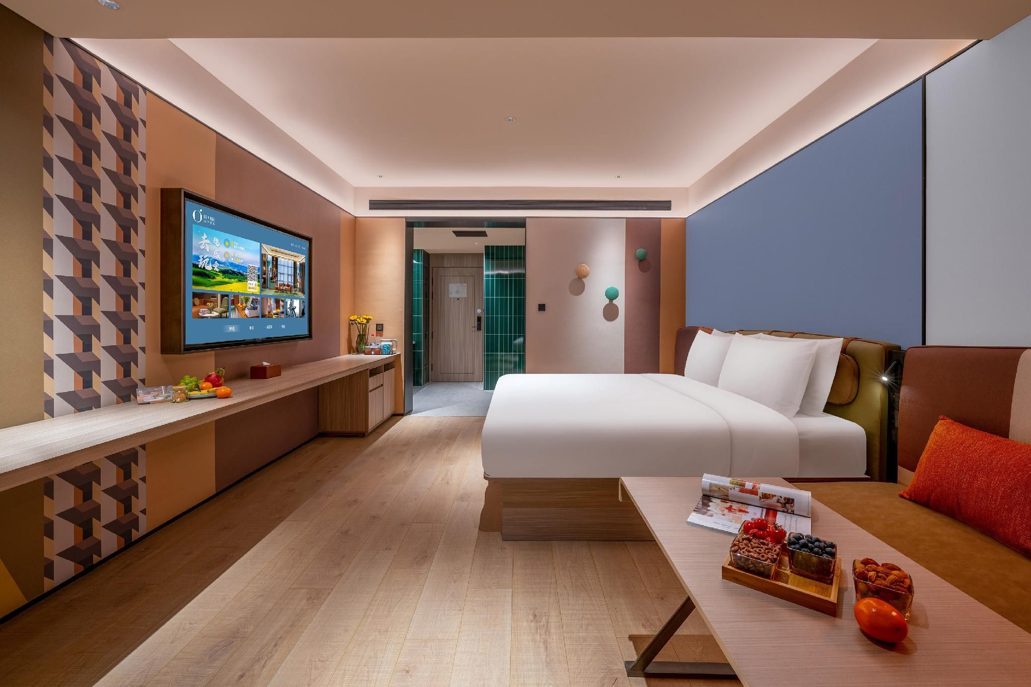 Orange Hotel Handan Tianhong Plaza - האנדן - חדר שינה