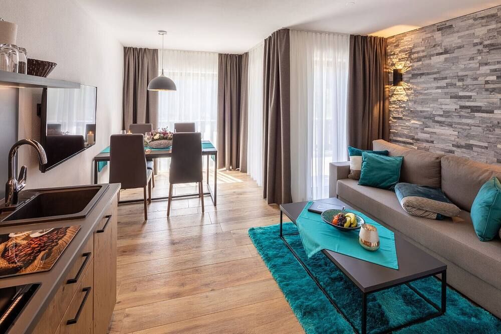 For Moments Apartments & Spa - Rosshaupten - Sala de estar