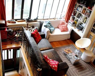 Loft Character With a View of Court - París - Sala