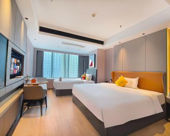 Ganzhou Xiangjiang International Hotel (Da Vinci Vientiane City Branch) - Ganzhou - Slaapkamer