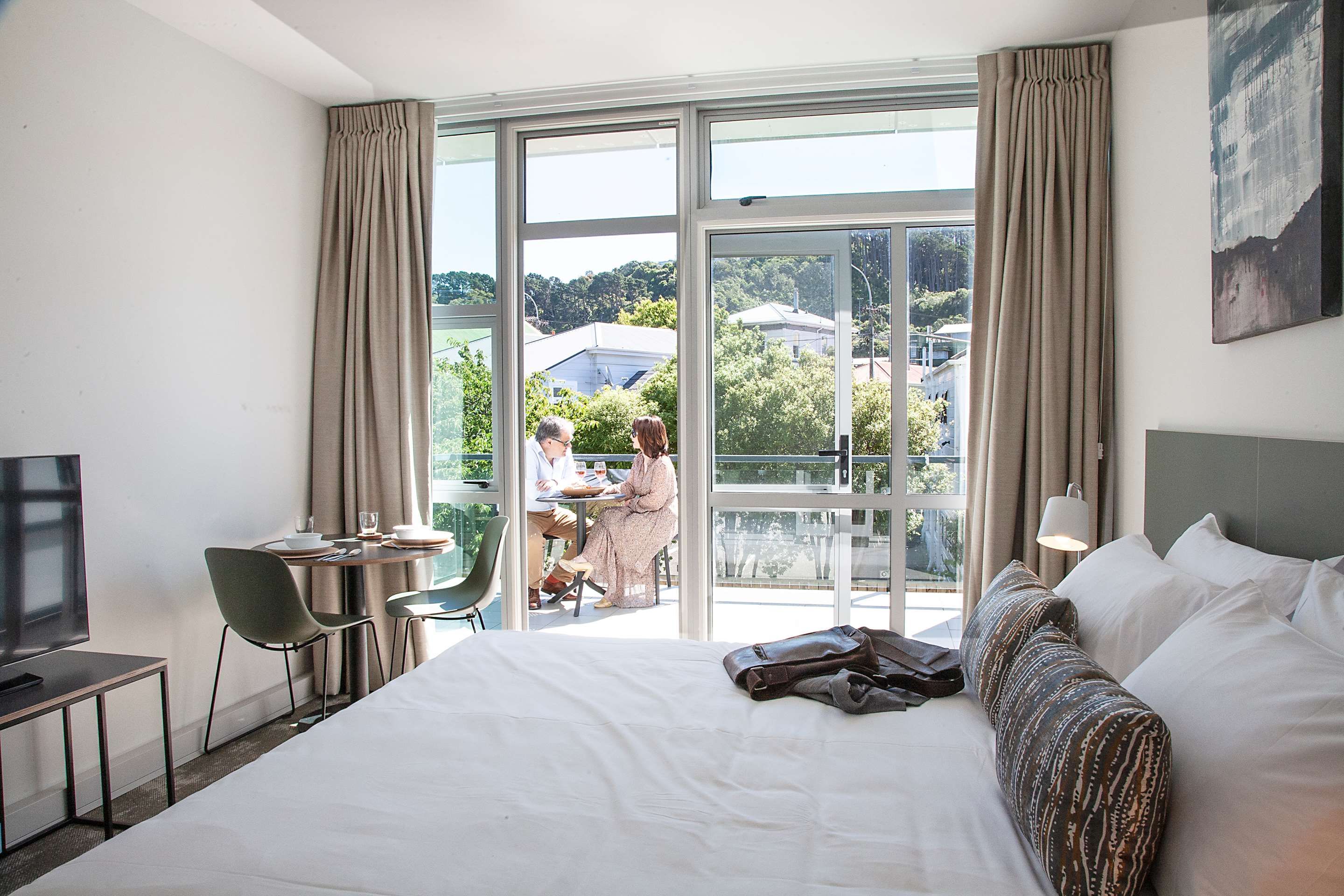 Sojourn Apartment Hotel - Riddiford - Wellington - Habitación