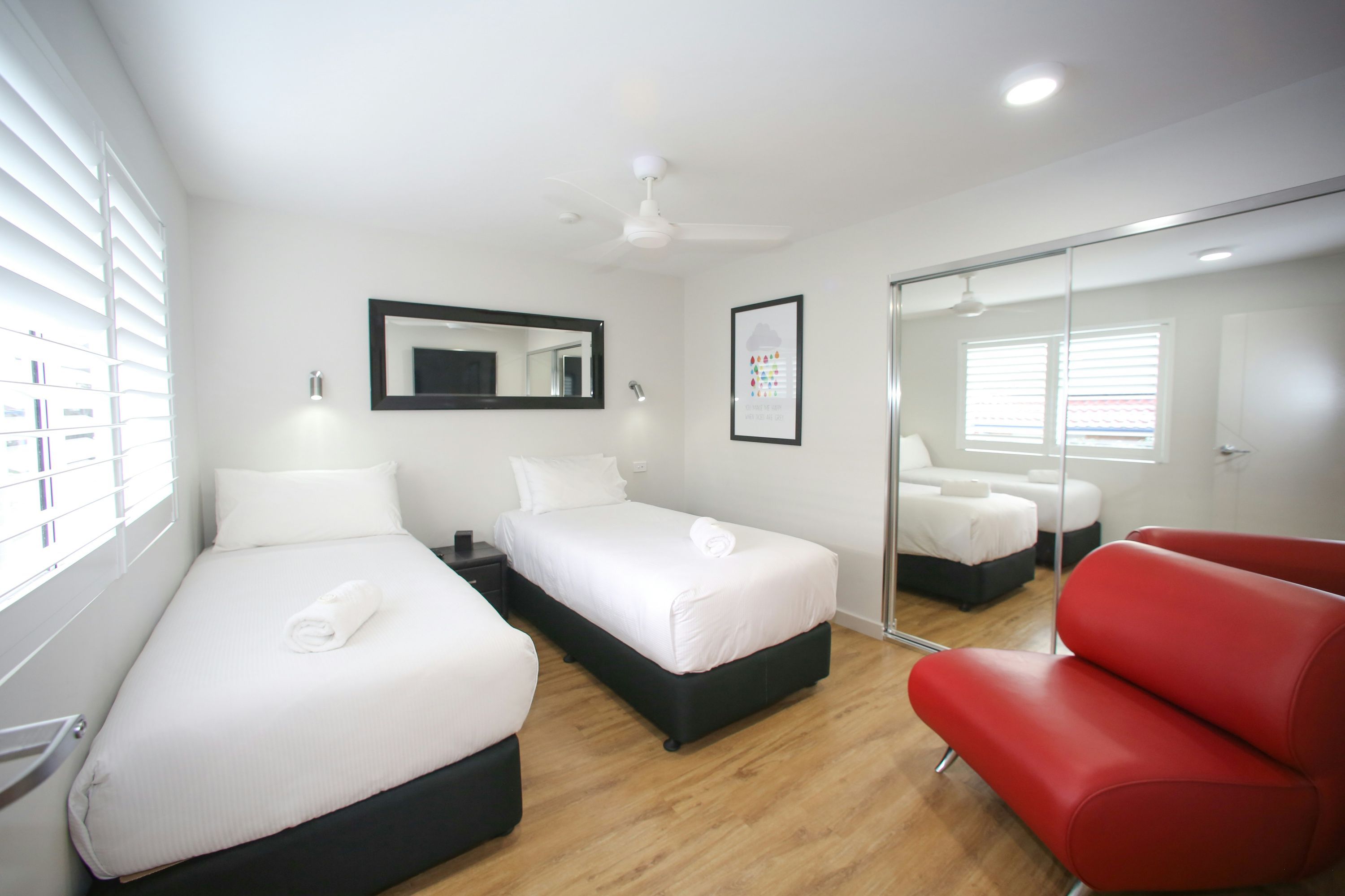 جيسموند إكزجيوتيف فيلاز - نيوكاسل - غرفة نوم