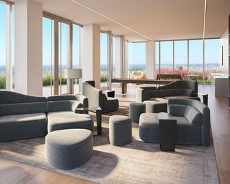 Charming Clinton Hill 2BR w/ Gym, Pool & W/D, nr Barclays, by Blueground - Brooklyn - Lounge