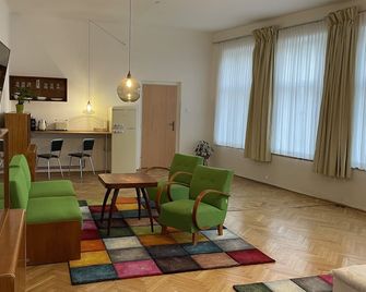 Vintage apartment in center. Parking free. - Litomyšl - Salon