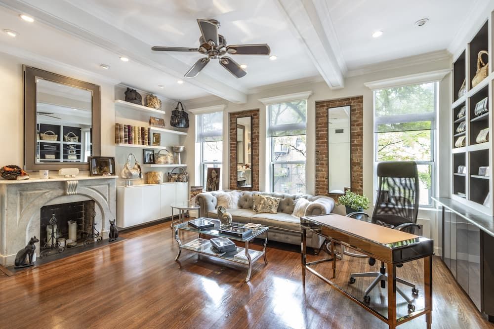 Fabulous Gramercy Area Townhouse with Home Office Extra Wifi - - New York - Soggiorno