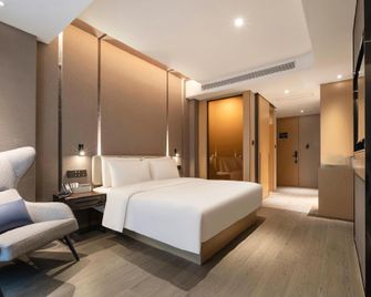 Atour Hotel Jiaxing Zhongshan Road Jiangnan Mo'er - Jiaxing - Slaapkamer