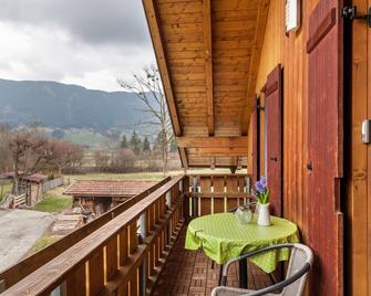 Ferienwohnung Mair - Sonnaufgang - Halblech - Balkon