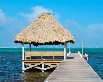 Oceanfront San Pedro 2 bedroom, 2 bathroom Villa Emerald, concierge onsite - San Pedro Town - Beach