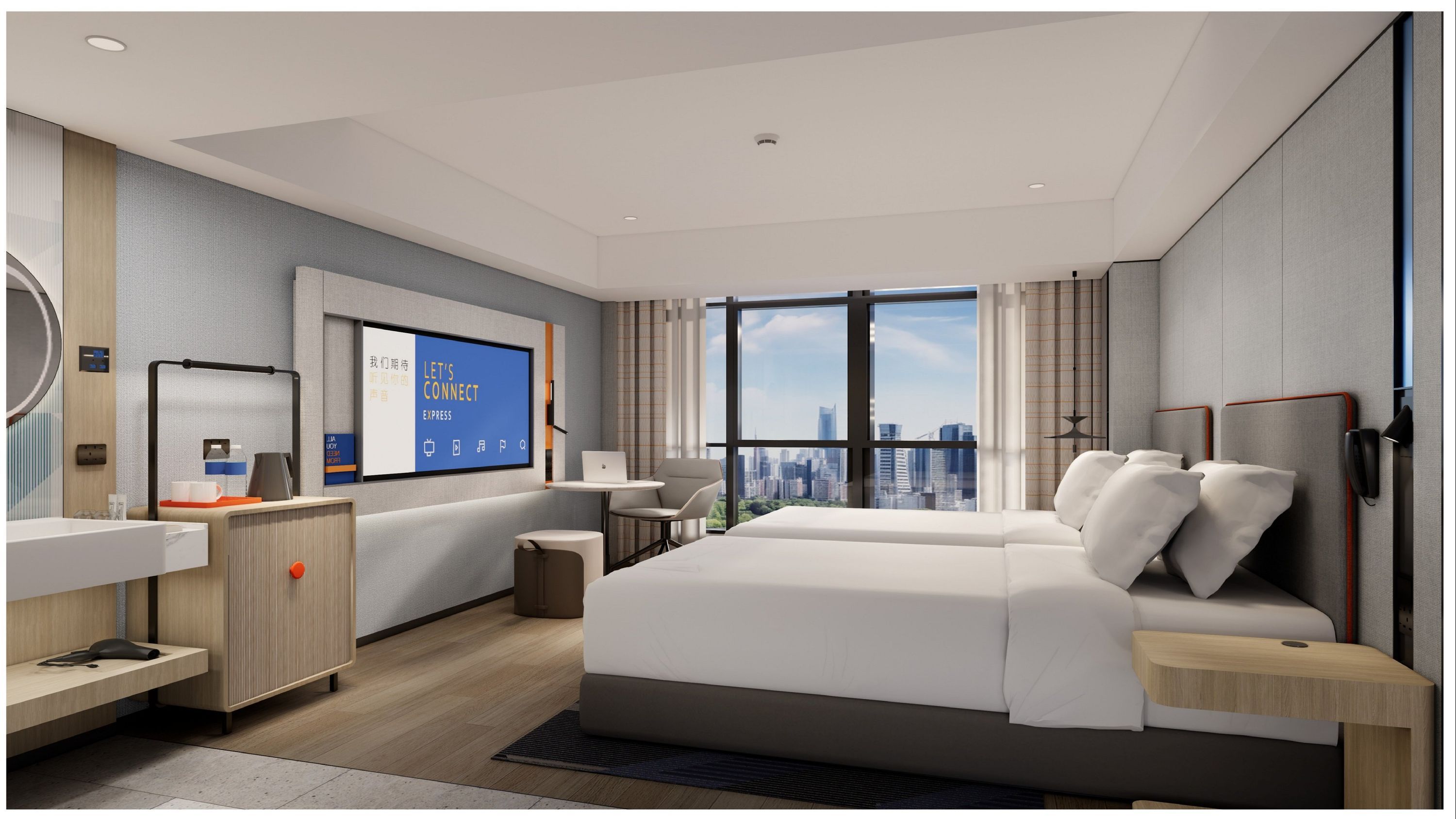 Holiday Inn Express Guiyang Downtown By IHG - גויאנג - חדר שינה