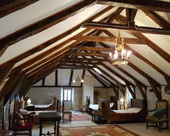 Gîte Le Roc - Le Manoir d'Ajas - Organic Farm - Campagnac - Sala de estar
