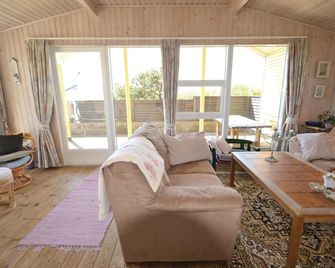 Holiday Home Hvide Sande With A Fireplace 01 - Hvide Sande - Living room