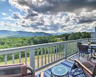 Intervale Family Retreat: Mtn View & Pool Access! - Intervale - Balcony