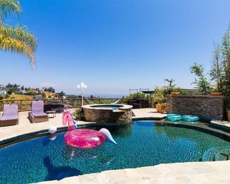 Beverly Hills City View Mansion - Los Ángeles - Piscina