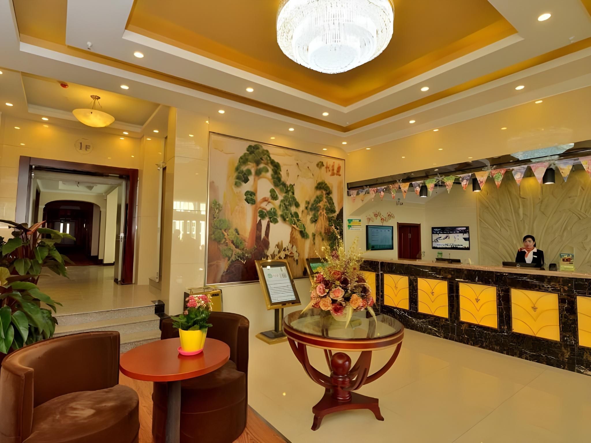 Greentree Inn Zhangjiakou North Zuanshi Road Yanchang Shell Hotel - Zhangjiakou - Reception