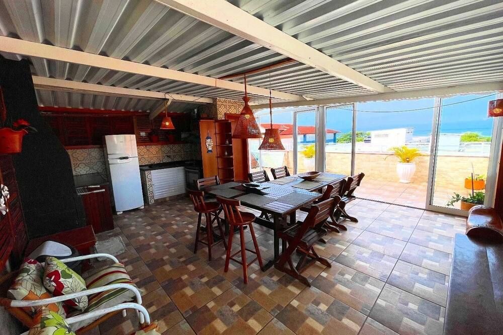 بوسادا فيسون أوباتوبا - برايا جراندي - اباتوبا - غرفة طعام