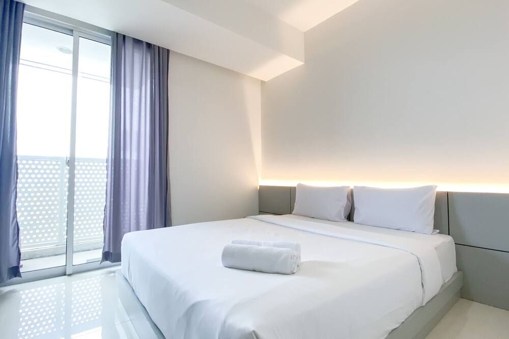 Cozy Living and Warm Studio Apartment at West Vista By Travelio - Jakarta - Chambre