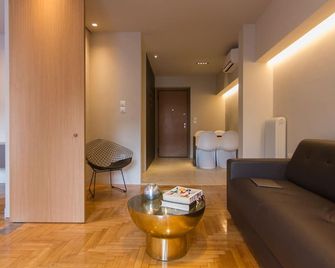 Aba Athens Boutique Apartments - Atenas - Sala de estar