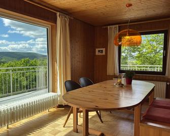 Ferienhaus Sackpfeifenblick, Hatzfeld - Hatzfeld - Dining room