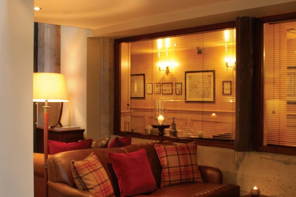 Living room view of Hotel Du Vin Edinburgh