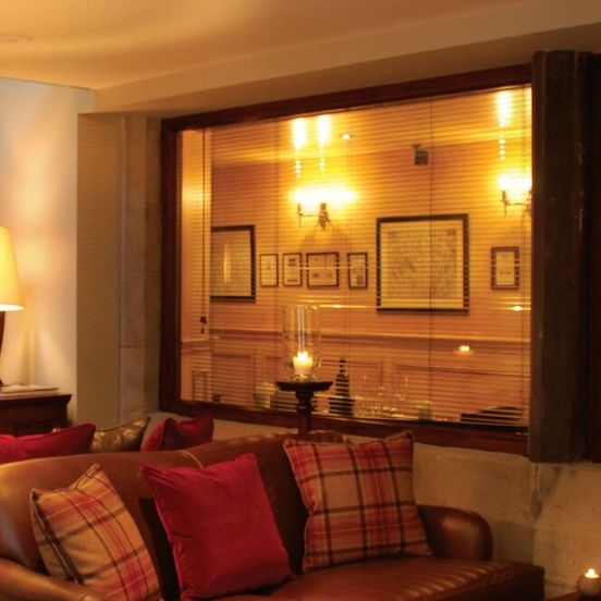 Living room view of Hotel Du Vin Edinburgh