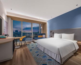 Holiday Inn Express Taizhou Toumen Port By IHG - Taizhou - Sypialnia